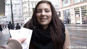 Czech amateur teen Katerina first porn video