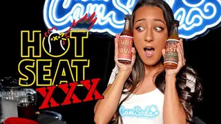 Hot ones XXXtra Spicy Porn Parody - Sexy Petite MILF Pours Flaming Hot Sauce on Pussy Lips BBC