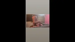 Rear View, Hot Anal Slut Loud Moaning Takes Hard Cock