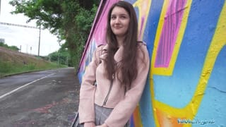 Public Agent - very Cute College Teen Art Student with Natural Tits Studies a Big Dick Outdoors