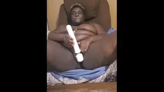 BBW Ebony Playing with Toys and self