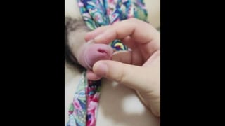 Femdom Handjob Glans Torture Peehole Torture, Slave Boy Squirms Shakes and Moans