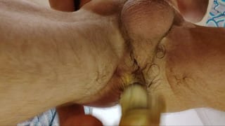 Watch from underneath me as I Cream and Cum on my Dildo - Pornhub Gay