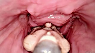 My Shrunken Human Dildo Squeezed by 9 Authentic Orgasms - Preview - Camera inside Vagina Cervix POV