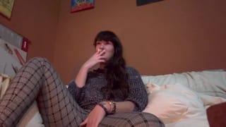 I Provoke my Friend in his House to Fuck me while I Smoke.