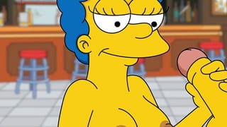 THE SIMPSONS MOE FUCKS MARGE DOGGYSTYLE AND CUM IN HER ASS