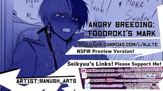 My Hero Academia ASMR Angry Breeding - Todoroki's Mark Art: Twitter@anush_arts
