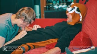 🦝i Blow my Friend while he is Chilling in his Tanooki Pyjamas 🦝 - Pornhub Gay