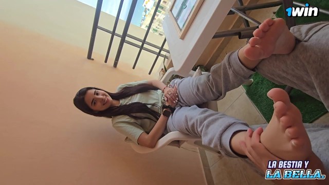 My best Friend Visits me and she wants me to Fuck her on the Balcony AMATEUR!!!!