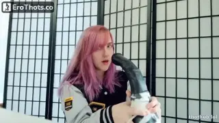 MissPrincessKay Deepthroat + Anal Bad Dragon Compilation