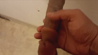 Double Handjob with Realistic Dildo in the Bathroom - Pornhub Gay