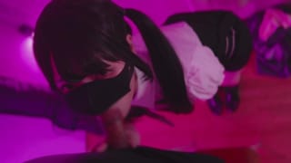 A High School Girl Ignores her Boyfriend's Call and FUCKS in the Classroom with her Teacher.