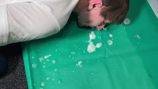 I Spit on the Floor and make the Slave Lick my Nectar!