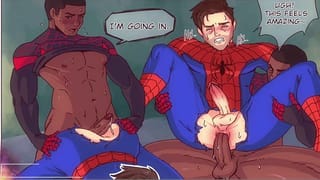 Spiderman x Spiderman Comic Animated Cartoon Animated Anime Manga Spiderman Big Cock, Big Ass - Pornhub Gay