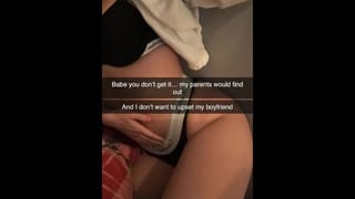I Seduce my Ex to Fuck me again on Snapchat