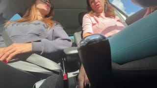 The Loser Passerby Fucks two Friends Doggy Style who Change a Light Bulb (pt1)