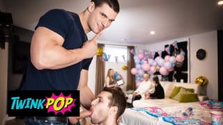 TWINKPOP - Benjamin Blue Convinces his Straight Friend that's it's better to Eat a Cock than a Pussy - Pornhub Gay