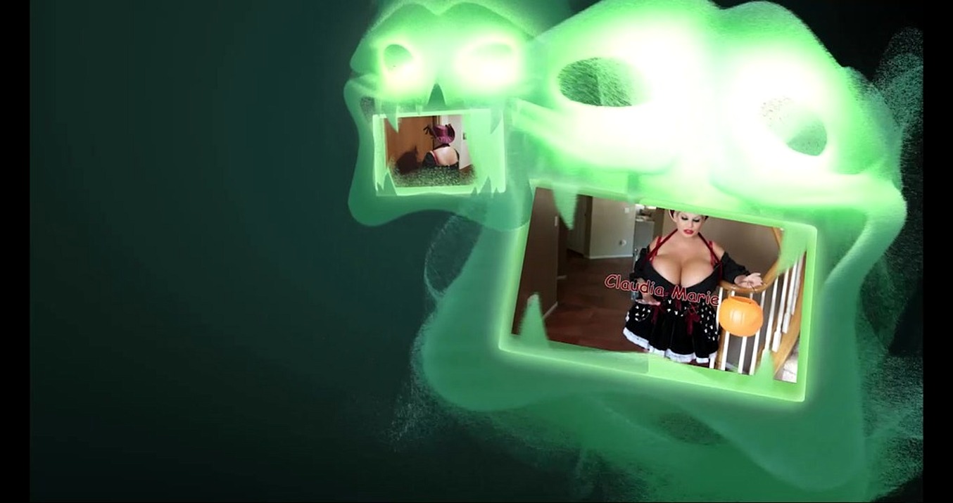 Fat White Whore At Halloween Fucked Anal By Young BBC