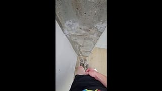Quick Outdoor Piss while on a Walk