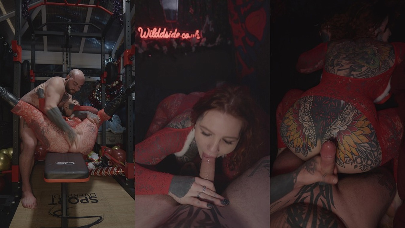 HAPPY WILDD KINKMAS DAY 3 FISHNET RUINED ALL HOLES FILLED ANAL CREAMPIE