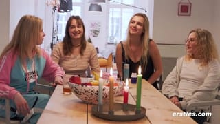 Ersties - Wilde Lesbian while Playing Jenga