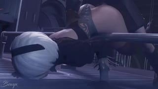 2B gives 9S a Reward