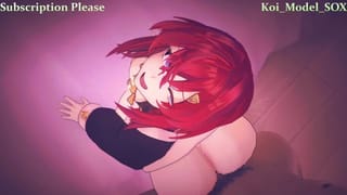 I with all my Strength on ANGKTRN's Bed and made my Ass Shake
