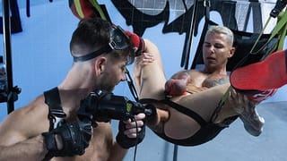 RawFuckBoys - Hung Power Top Opens up Bottom in the Fort Troff Dungeon - Pornhub Gay
