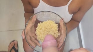 Satisfying my Hunger with Piss-seasoned Ramen Noodles 03/04/2024
