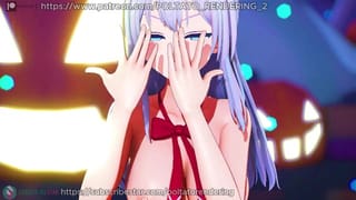 【MMD ロシデレ 4K60fps】《Alisa Kujou (アリサ・九条) Yuki Suou (周防 有希)》~《HIMEHINA『キスキツネ』 Kiss Kitsune》