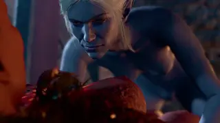 Baldur's Gate 3 (bg3) Karlach and Minthara Romance Scene
