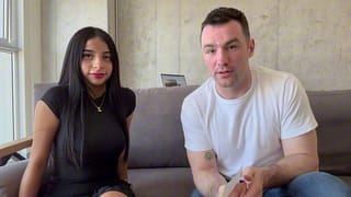 Behind the Scenes with Big Natural Tits 19 Year old first Timer, Dafne Michelle, and Andres Acosta