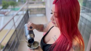   i Invite a Redhead to Drink Mate, but she comes with her TITS in the Air and I Crave her Pussy