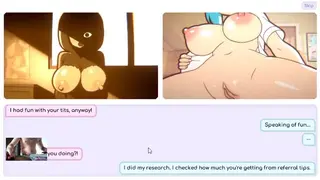 Nicoles Risky Job - MILF Catgirl Gumball Nicole Making Virtual Lesbian Sex