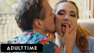 ADULT TIME - Redhead PAWG Siri Dahl Worshiped and Fucked with Vibrator by Bestie Robby Apples!