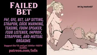 [F4F] Failed Bet - Warming your Girlfriend's Strap is a LOT Harder than it looks [IMPROV] [SAPPHIC]