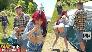 Fucking Fiances BEST FRIEND in the Ass on a Camping Trip! FAKEHUB - FULL SCENE