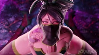 Bunny Akali Blow Job🐰🥕