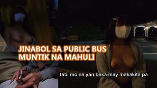 RISKY Public Bus Handjob with Guy I Met Online 40 Years old