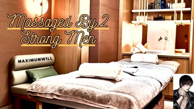 TWO! BIG Men in Masks MASSAGE you then RUIN your Hole together [size Kink Audio for Women]