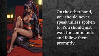 [teaser] [FayGrey] [futanari Shihouin Yoruichi Trains you in the Art of Sissification] (Joi CEI Futa