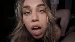 PUSHED TO THE EDGE: her first ROUGH Threesome