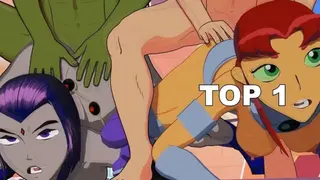 Starfire and Raven were thoroughly Fucked