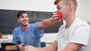 Twink Boy Jack Waters Gets Dominated and Bullied by Athletic Jock Jordan Starr in Class - Bully him - Pornhub Gay