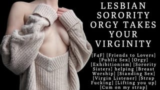 F4F | ASMR Audio Porn for Women | Sorority Sisters take your Virginity in Ritualistic Fashion | FtL