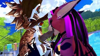 Fun at the Pool // VRChat ERP Blowjob